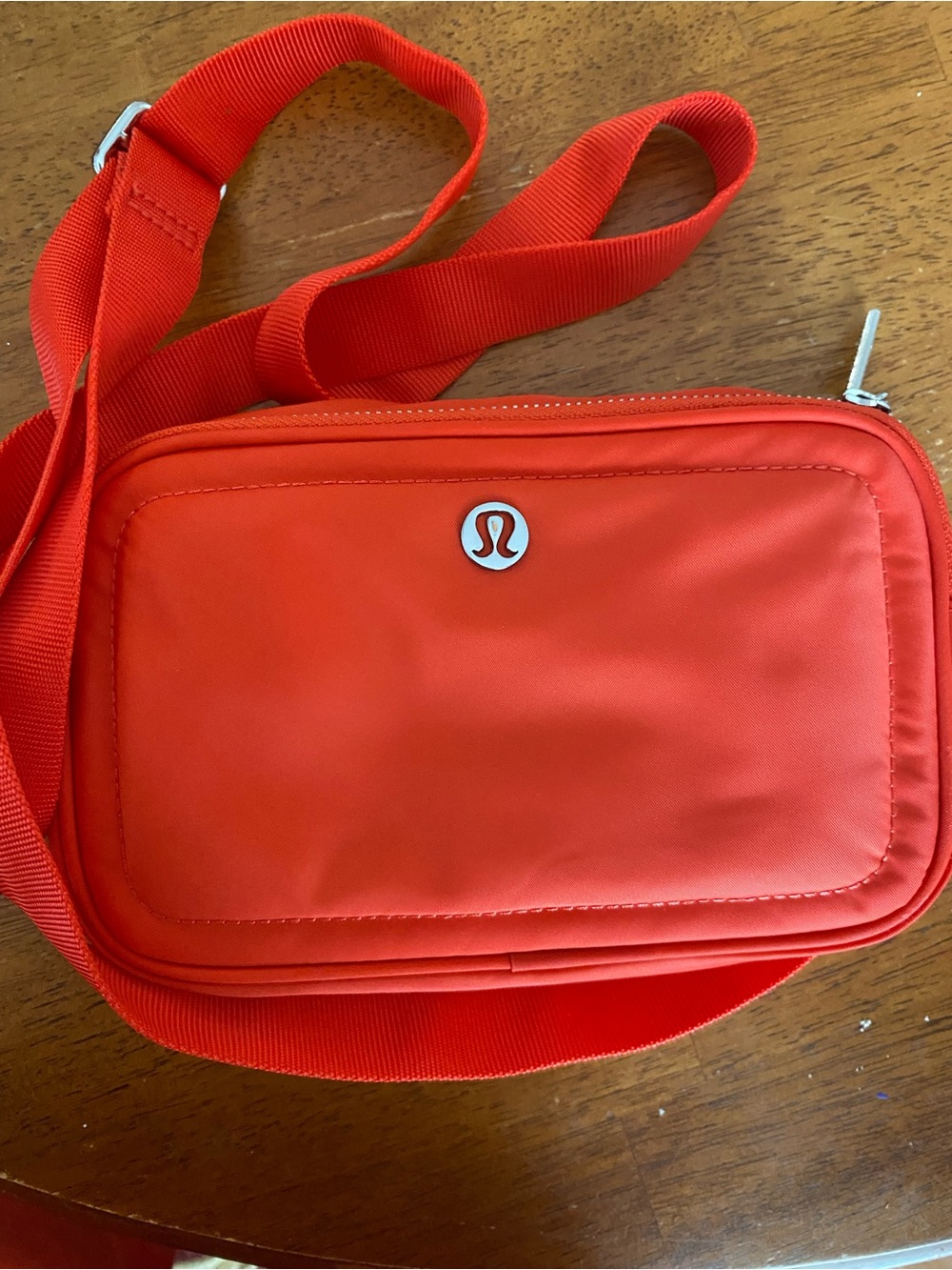 lululemon Red Crossbody camera Bag originally $78 in great condition